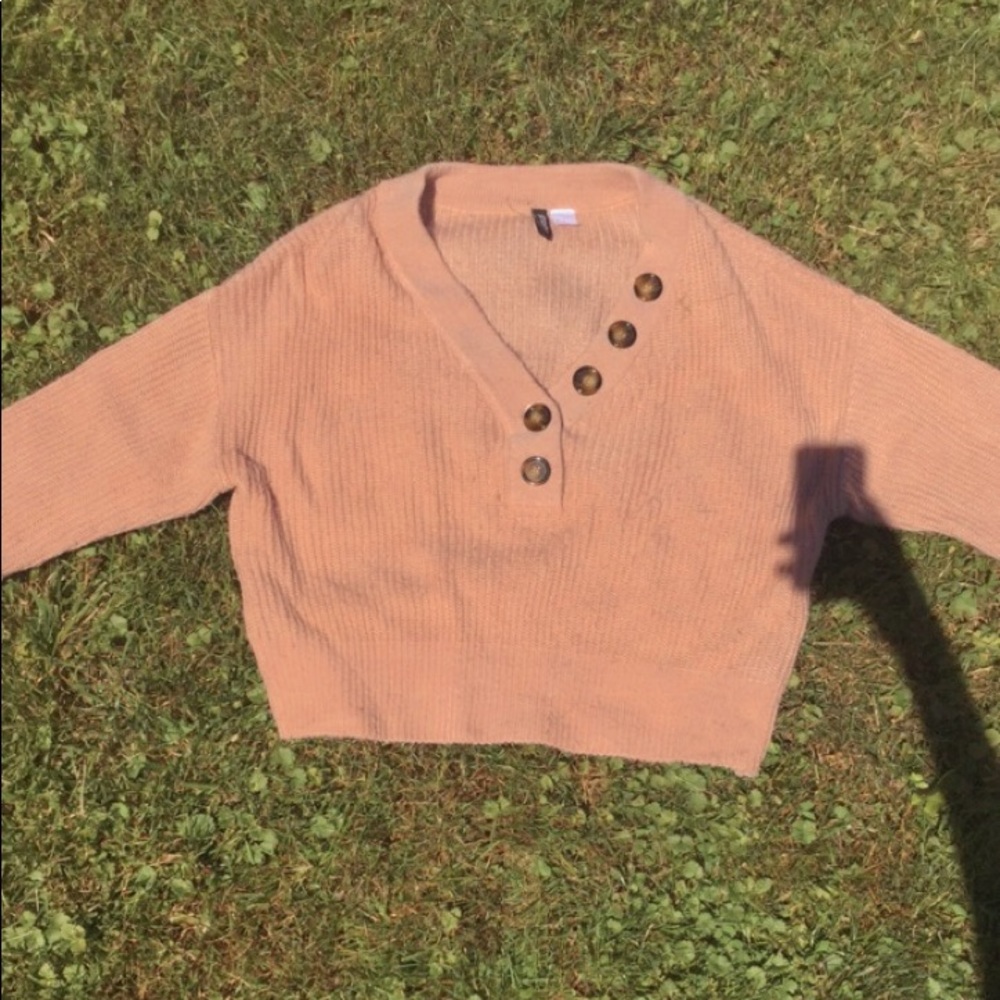 trendy cropped sweater